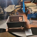 Electronics Case With Louvers To Disperse Heat.